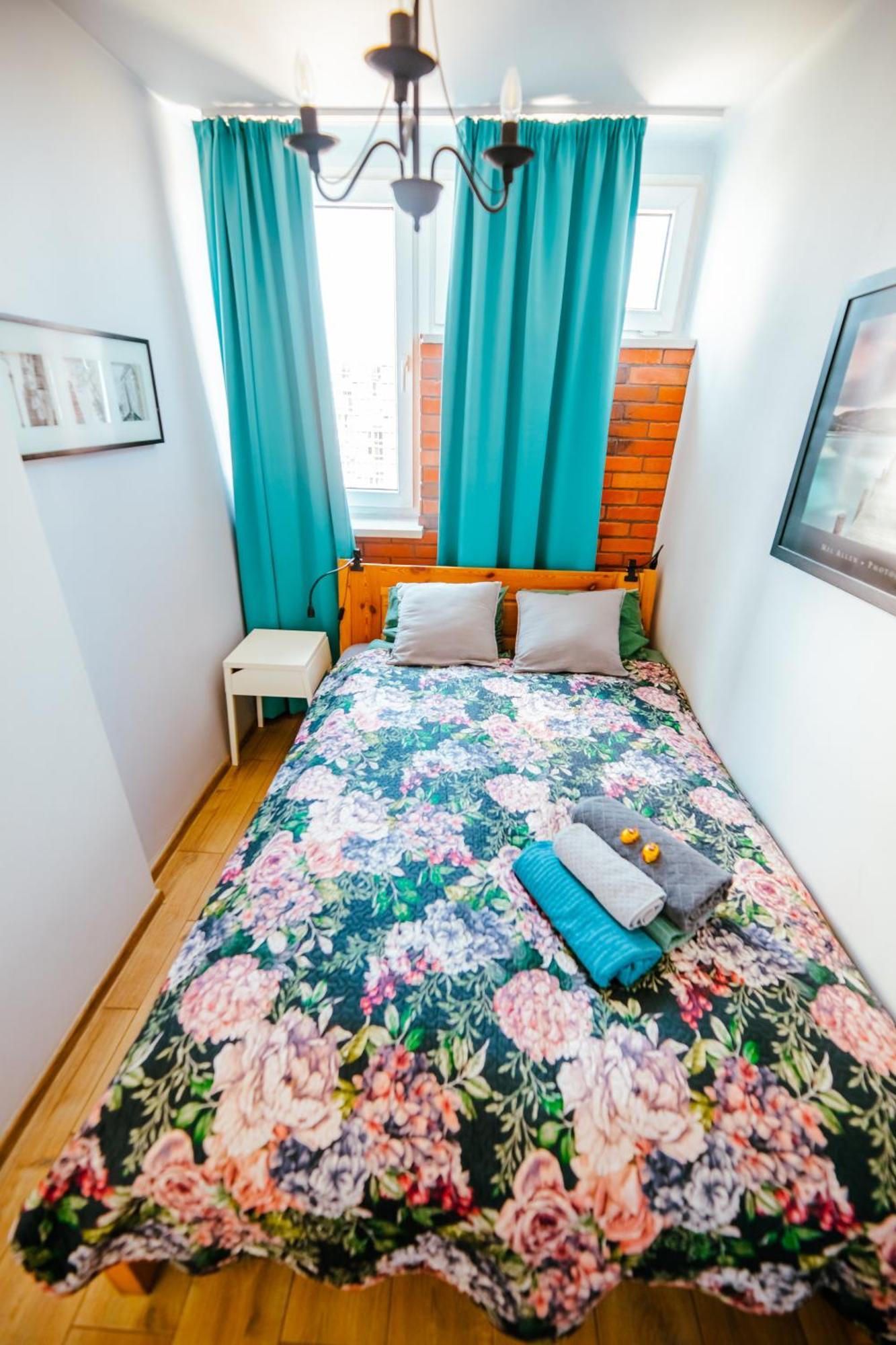Bright 14Th Floor Central Home With Balcony & Views Warsaw Exterior photo
