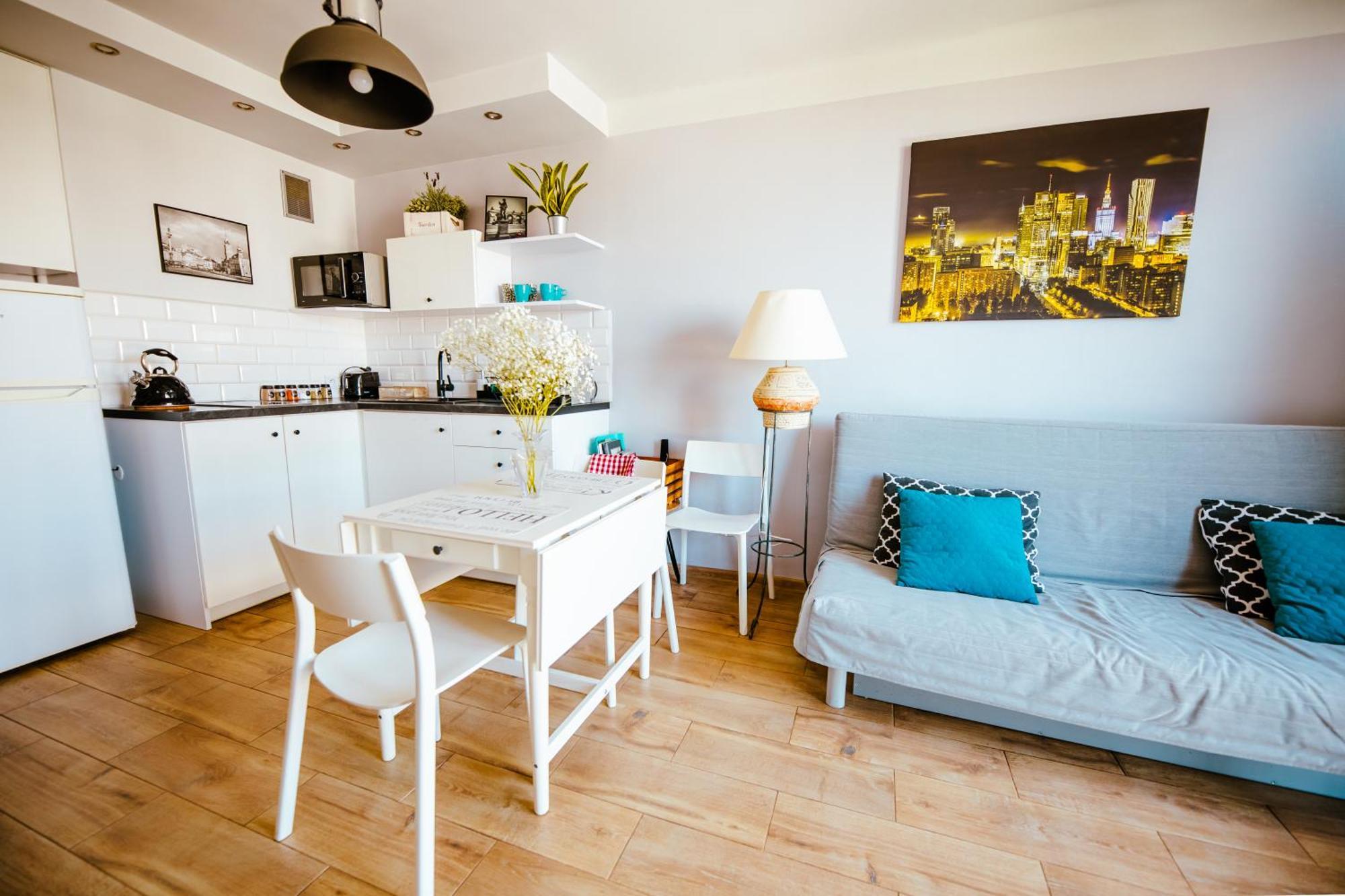 Bright 14Th Floor Central Home With Balcony & Views Warsaw Exterior photo